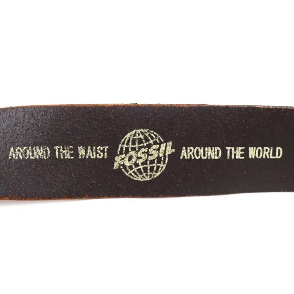 VTG Fossil BROWN GENUINE LEATHER 1.5